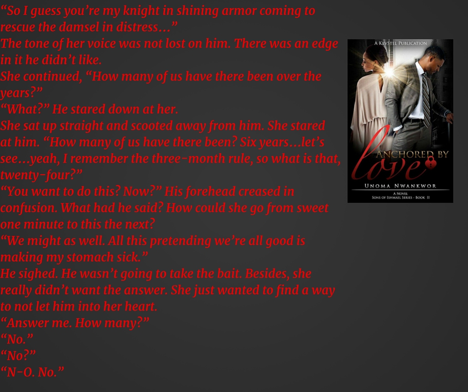 “So I guess you’re my knight in shining armor coming to rescue the damsel in distress…” The tone of her voice was not lost on him. There was an edge in it he didn’t like. She continued, “How many of us have there been ove